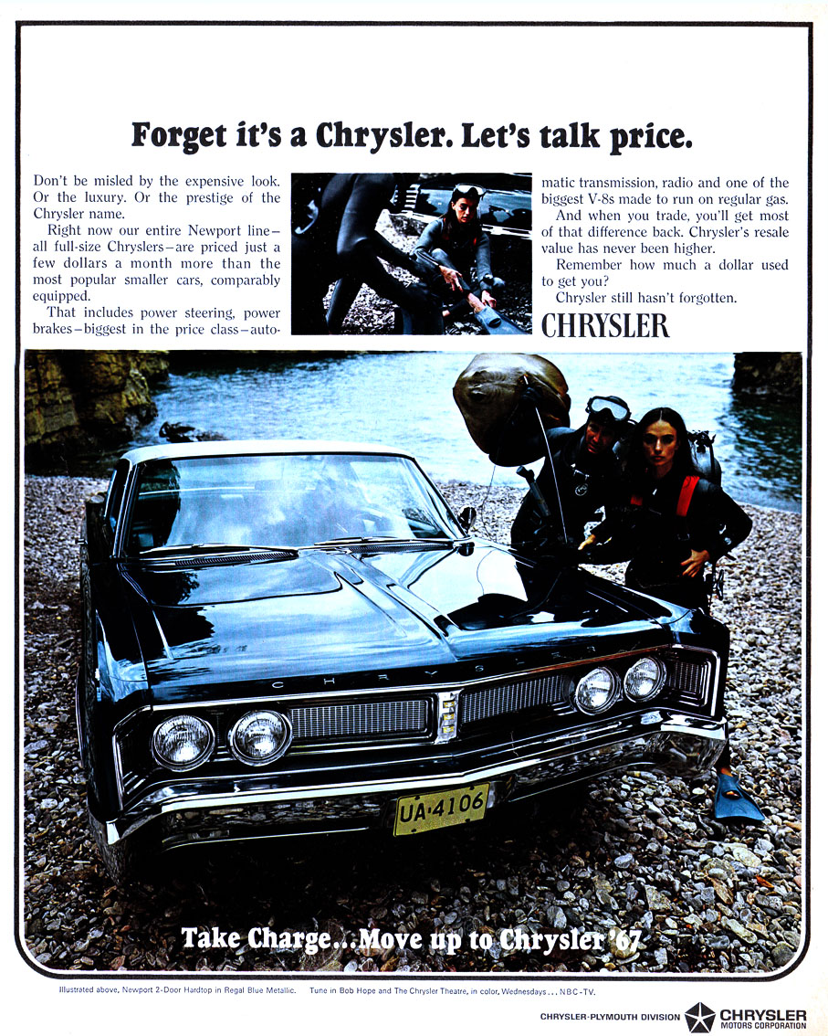 1967 Chrysler Auto Advertising